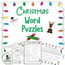 They feature fun puzzles of all types that'll keep you entertained. Fun Variety Of Christmas Word Puzzles This Set Contains The Following 8 Different Puzzle Types Picture Word Christmas Words Word Puzzles Christmas Teaching