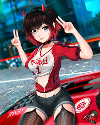 Ruby Rose RWBy RinzlerArts - Illustrations ART street