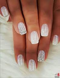 23 Stunning Gel Nail Ideas Trends For Women Christmasgelnails Gelnailscolors In 2020 Bride Nails Wedding Nails Design Bridal Nails