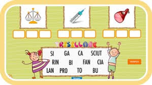 Riordina le lettere (bisillabe e trisillabe) anagramma. Menu Di Italiano Baby Flash