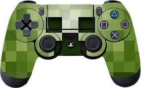 Bol Com Gameid Ps4 Dualshock 4 Controller Skin Sticker Minecraft Creeper