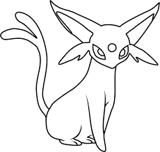 Pokemon Coloring Pages Espeon Dibujos Dibujos De Unicornios Pokemon De Papel