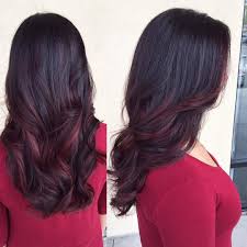 Perfect Burgundy Balayage Burgundy Balayage Hair Streaks Ombre Hair