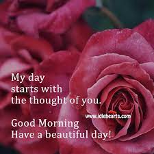 My Day Starts With The Thought Of You Idlehearts