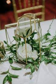Geometric Accents Wedding Florals Wedding Decor Wedding Day Wedding I Garden Wedding Centerpieces Geometric Terrarium Centerpiece Geometric Centerpiece