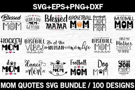 Free moon and back svg, png, eps & dxf by caluya design. 100 Mom Quotes Design Bundle Graphic By Svg In Design Creative Fabrica