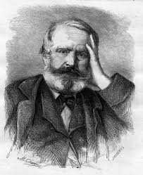 Victor Hugo (1802-1885), French writer, in 1866.