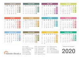 Gratis zum download und ausdrucken!. Kalender 2020 Zum Ausdrucken Kostenlos