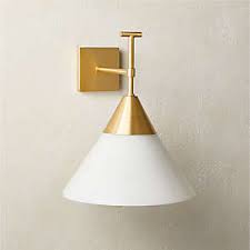 Led sconce light bathroom vanity mirrors home wall makeup lamp fixtures lighting. Bathroom Lighting Cb2