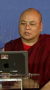 "Autocrats resist the simple fact that the desire for freedom is inherent  to human nature. It can never be extinguished.", The Venerable Golog Jigme  and Nicholas Opiyo accepted the 2023 Democracy ...