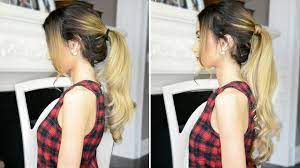 From the front, it will look like you have a shorter cut. How To Make Your Ponytail Look Longer Youtube