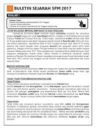 Tema umum sejarah kertas 3 sijil pelajaran malaysia (spm) 2020. Modul Kertas 3 Spm 2017 Nasionalisme Asia Tenggara