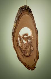Olive Wood Ornament With Elk In 2020 Wood Ornaments Olive Wood Wood Carver