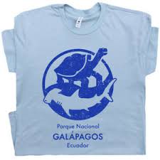 Details About Galapagos Islands T Shirt Sea Turtle Science Charles Darwin National Park Tee