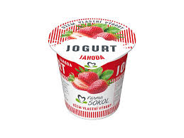 The word jogurt can refer to either of the two types of yogurt common in the. Jogurt Jahoda 130 G Farma Sokol