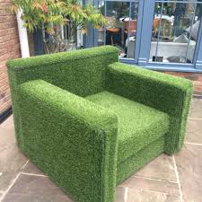 Artificial Grass Kissing Chair Fake Grass Decor Grass Decor Big Potted Plants