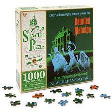 Haunted house with orbs jigsaw puzzle. The Haunted Mansion Attraction Poster Jigsaw Puzzle Disneyland Disney Puzzles Disney Gifts Disney Shop
