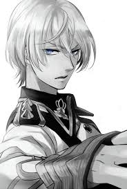 Anime boy black hair green cape angel wings sword aesthetic. Anime Boys With White Hair And Grey Eyes Novocom Top