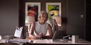 I have a real tricky time hearing folks that don't believe in themselves!. Apple Macbook Laptop Of Hannah Waddingham As Rebecca Welton In Ted Lasso S01e01 Pilot 2020
