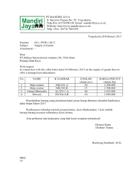 Berdasarkan iklan yang terdapat dalam surat kabar analisa medan yang terbit pada tanggal 25 april 2019 memberitahukan bahwa pt jayabaya produksi sedang membuka lowongan kerja di beberapa posisi yang tersedia di perusahaan. Contoh Surat Undangan Rapat Pt Mandiri Jaya Edukasi Lif Co Id