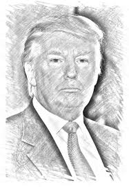 I Photoshopped This But Trump Is My Friend Too Actually All Of Ours Friend And He Looks Good In Pencil Art Drawing People Black And White Drawing