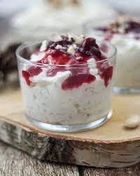 Recipe For Original Danish Risalamande The Best Nordic Christmas Dessert Recipe Desserts Nordic Recipe Rice Desserts