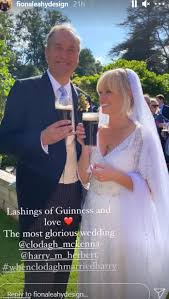Television chief clodagh mckenna married harry herbert in a stunning ceremony this week. D5e1mfd X63swm