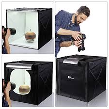 Light Box Photo Studio 20 X 20 Inch Professional Photography Tent With Meteorite Cables Store