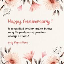 Anniversary Wishes To Brother And Sister In Law Birthday status brother and sister :these are the some best happy birthday brother and happy birthday sister status are share the social many many happy returns of the day! anniversary wishes to brother and
