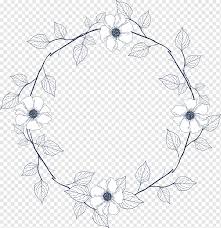 Set of watercolor floral frame bouquets of navy and peach roses and leaves. Blue Flower Border Png Images Pngwing