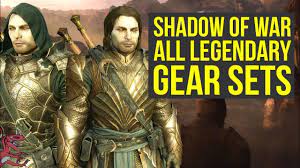 The level and quality of the gear is determined by the level and title of the captain when they are killed. Shadow Of War Best Armor All Legendary Sets Shadow Of War Armor Shadow Of War Legendary Sets Youtube