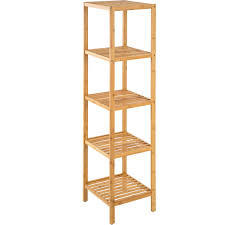 Etagere murale triple chene massif linea noir 19. Etagere En Bois 5 Niveaux Pas Cher Tectake