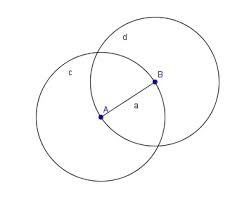 1 Schritt Zeichnen Einer Strecke Und Der Beiden Hilfskreise Geogebra