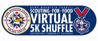 Scouting for food is the main community service activity for the cub scouts each season. Scouting For Food Virtual 5k Shuffle Hawk Mountain Council Bsa