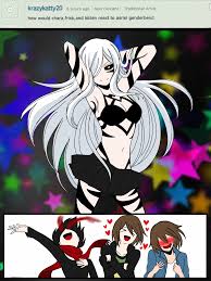 Chara is also the fallen human that the player names at the start of the game, and not the controllable character who is played throughout the entirety of undertale. Genderbend Asriel Makes Everyone Horny By Cneko Chan On Deviantart