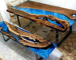 How to cast items using table top epoxy. Epoxy Coffee Table Epoxy Resin Natural Tree Table Side Etsy Resin Furniture Wood Resin Table Epoxy Wood Table
