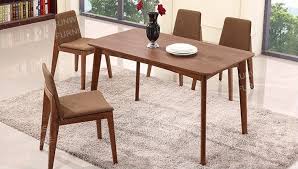 This is after considering its unique design, and because the idea of a round table means less space than a rectangular one. China Modern Fashion Mdf Veneer Wooden Dining Table Set Small Size 1 2x0 8m China Wooden Dining Table Dining Room Table