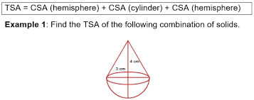 Where tsa, csa stand for 'total surface area' and 'curved surface area' respectively. Class 10 Surface Area Volumes Basics Problems And Solved Examples Math Square