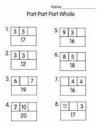 Mrs T S First Grade Class Part Part Whole 1st Grade Math First Grade Math Math Instruction