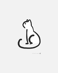 Pin By Angie Martinez On Simple Line Easy Drawings Simple Cat Drawing Easy Animal Drawings