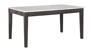 Check out these gray dining room ideas that'll amaze you! The Luvoni White Dark Charcoal Gray Rectangular Dining Room Table Available At Elgin Furniture Serving Euclid And Cleveland Heights Ohio