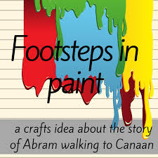 Preschool kindergarten abraham follows god early elementary. Crafts Idea Abram S Call Footsteps In Paint