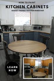 I have two beautiful children that i love to photograph (even if i stink at it) some of my cabinet doors and drawer faces had a bit of water damage and require sanding to remove i got out my electric sander to make the process faster and easier. How To Paint Kitchen Cabinets Budget Friendly Kitchen Makeover