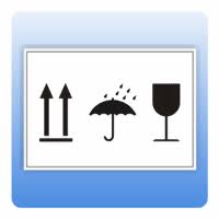 Versandaufkleber Hier Oben Vor Nasse Schutzen Zerbrechlich Versandaufkleber Folie Versandetiketten Zubehor Industriekennzeichnungen De