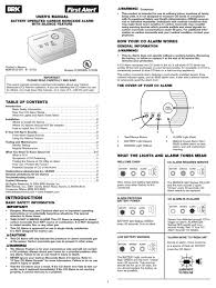 Co614 carbon monoxide alarm pdf manual download. First Alert Co3000bn User Manual Pdf Download Manualslib