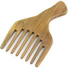 Evolatree Wood Hair Comb Wide Afro Pick Handmade With Anti Static And No Snag Lignum Vitae 5 5 X 3 25 This Is Handmade Natural Wood Comb Wooden Comb