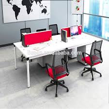 Factory Direct Sale Cubicle Furniture 4 Person Partition Workstation Modular Workstation Design Office Partition Real Estate Office Furniture