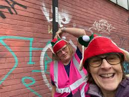 It's been a while but the John Street gremlins have left us elves plenty to  enjoy. Plenty to eat and coals to cook it on. We can play baseball between  courses and