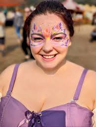 Any photos of your painted face at Faire?