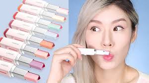 Laneige two tone lip bar includes attractive 2 colors into 1 lipstick, so you can paint your lips in natural 2 tone. Laneige Two Tone Tint Lip Bars All 8 Shades Lip Bar Review Lip Swatches Youtube